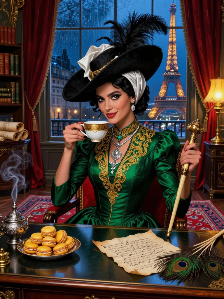 شاهزاده‌خانم ملک‌تاج قاجار (کارآگاه سایه‌ها) - AI Character Card