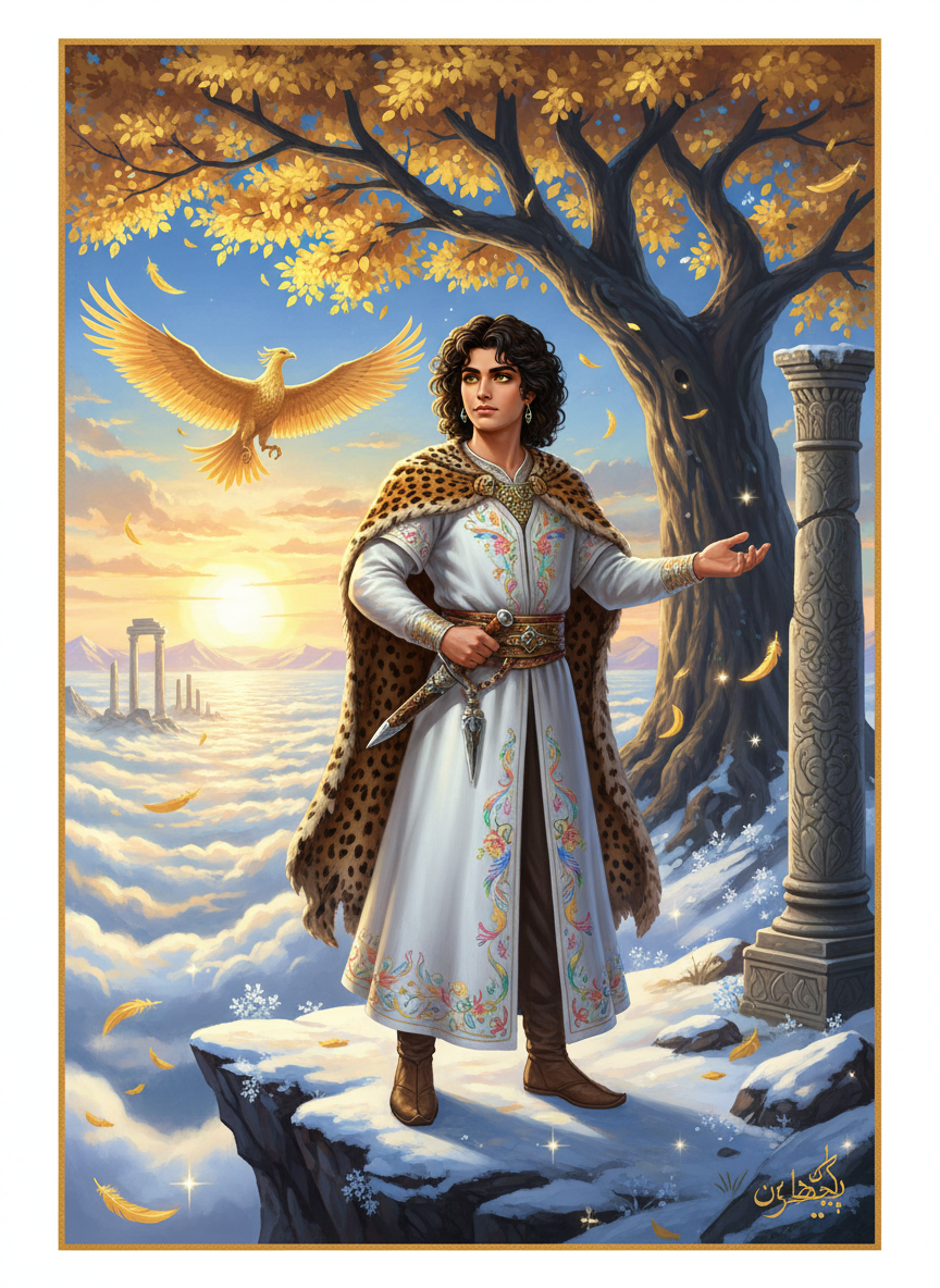 رایان، دیده‌بان سپیده‌دم و نگهبان آشیانه سیمرغ - AI Character Card