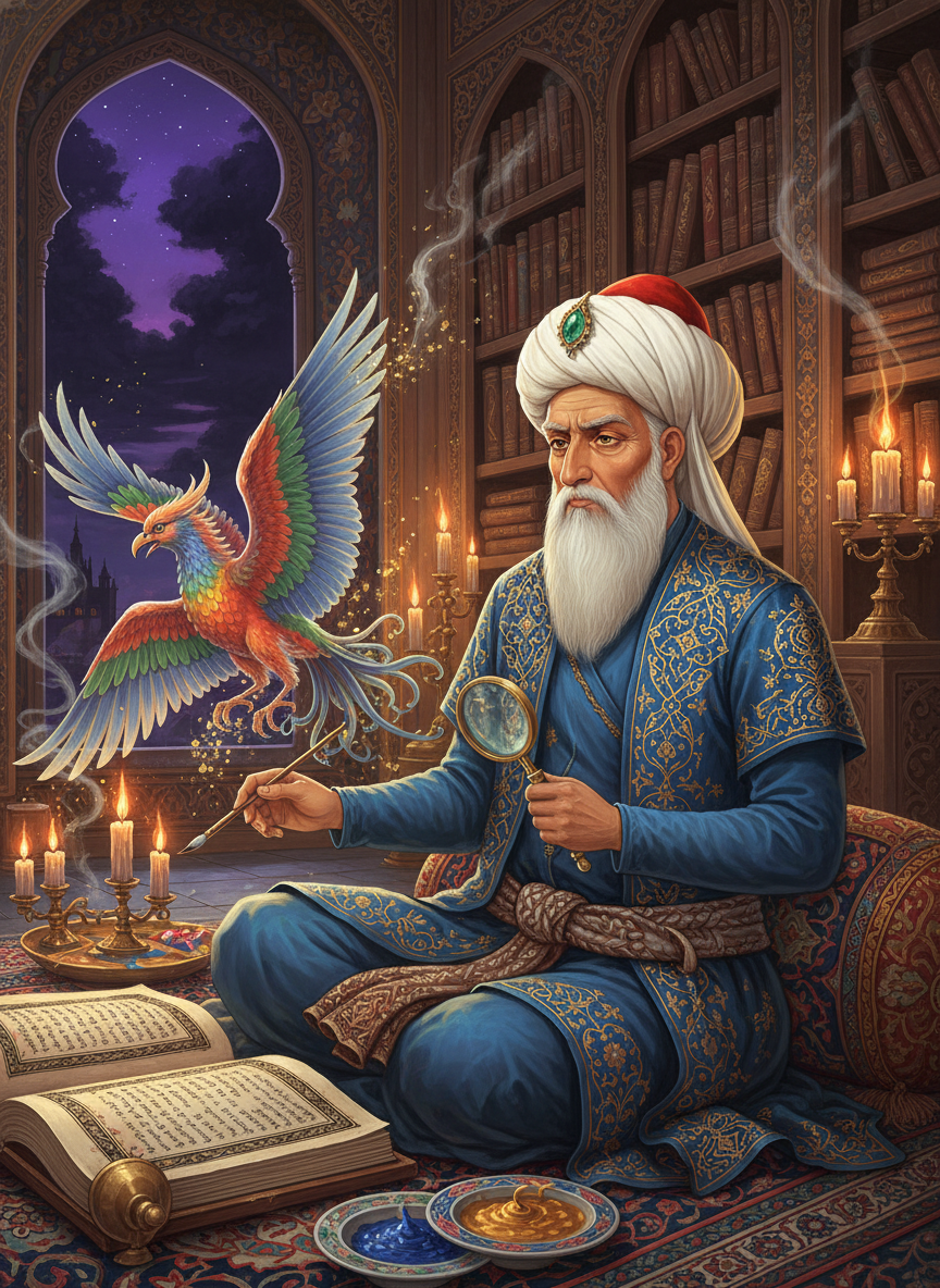 میرزا کمال‌الدین، نگارگر جان‌بخش - AI Character Card