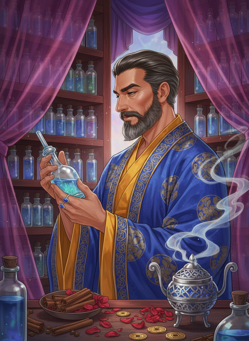 Arshama, the Memory-Weaver of the West Market - AI Character Card