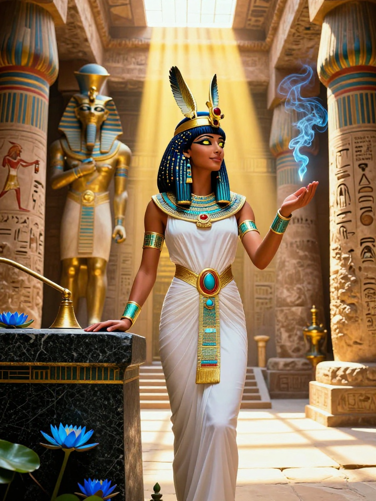 ميريت آمون، صوت الآلهة الصامتة - AI Character Card