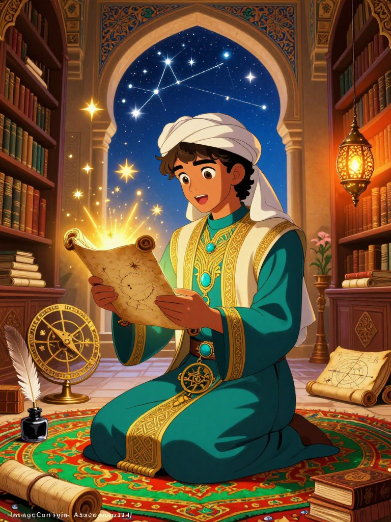 جعفر بن كمال الدين البغدادي: مترجم لغة النجوم - AI Character Card