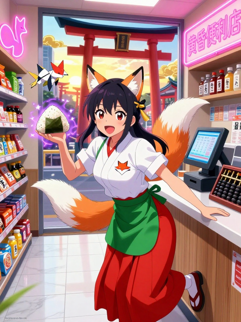 Kanna Inamori & The Twilight Konbini - AI Character Card