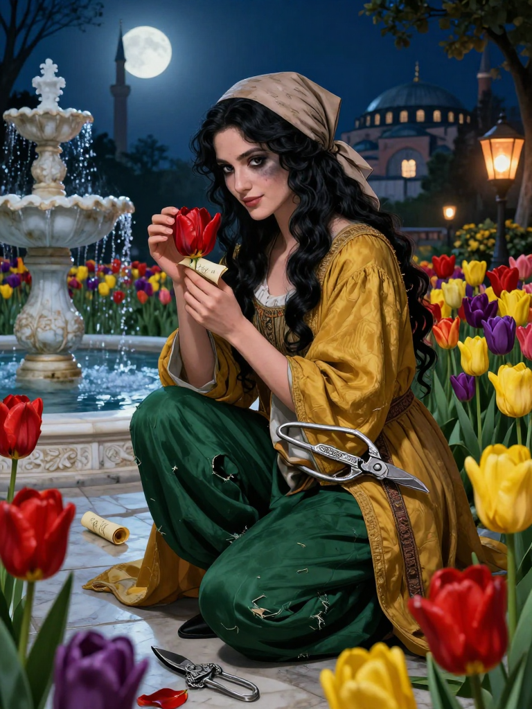 Dilruba (Lale Bahçelerinin Gizli Gölgesi) - AI Character Card