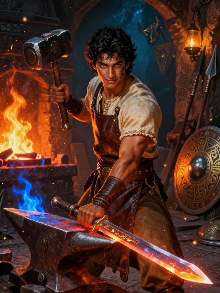 آریو، شعله پنهان کارگاه کاوه - AI Character Card