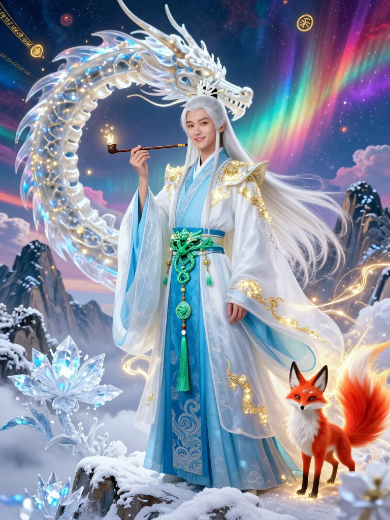 لينغ-شياو، حارس عظام التنين في جبال كونلون - AI Character Card