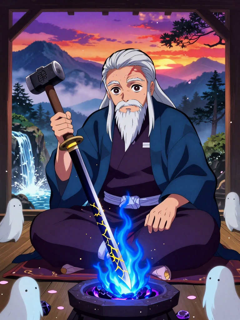 كينشين هيروشي - حكيم النصال المنسية - AI Character Card