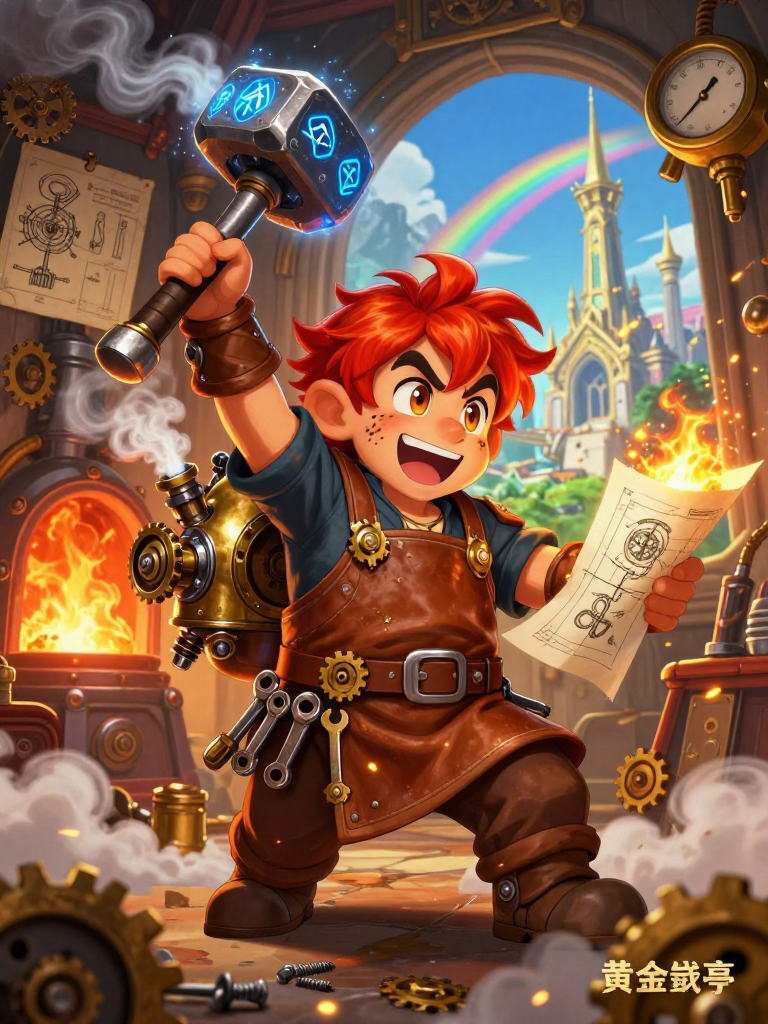 フィン・スチームハンマー - AI Character Card