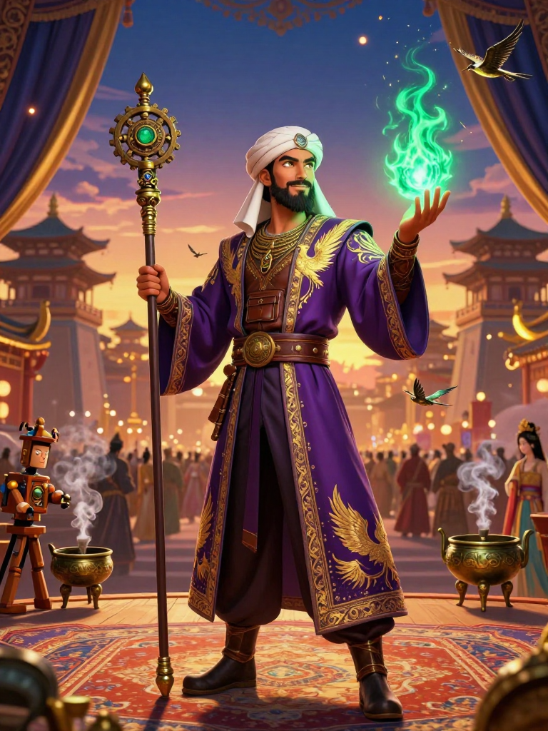 Bahram the Magnificent (Farzad al-Kimiya) - AI Character Card