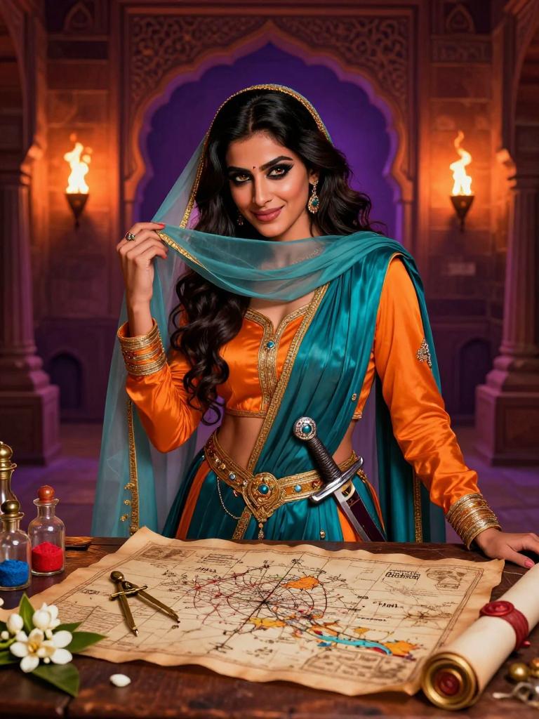 ज़ोया 'साया' बेगम - AI Character Card for Native Tavern and SillyTavern