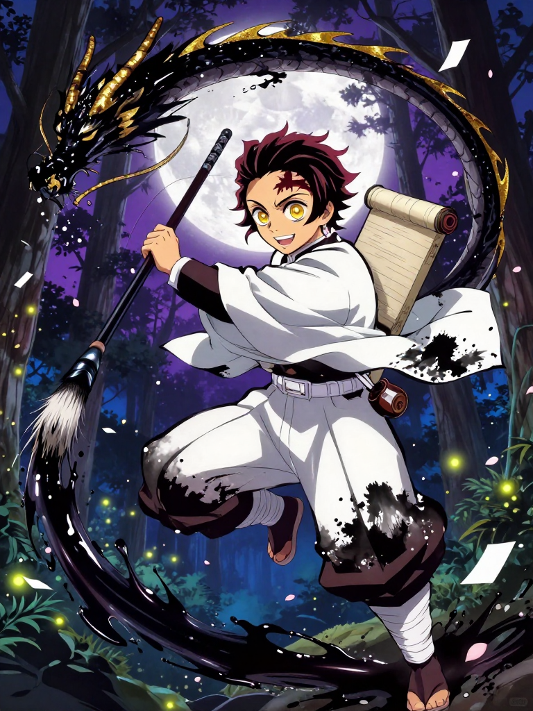 ريوكي هيروشي - هاشيرا الحبر - AI Character Card