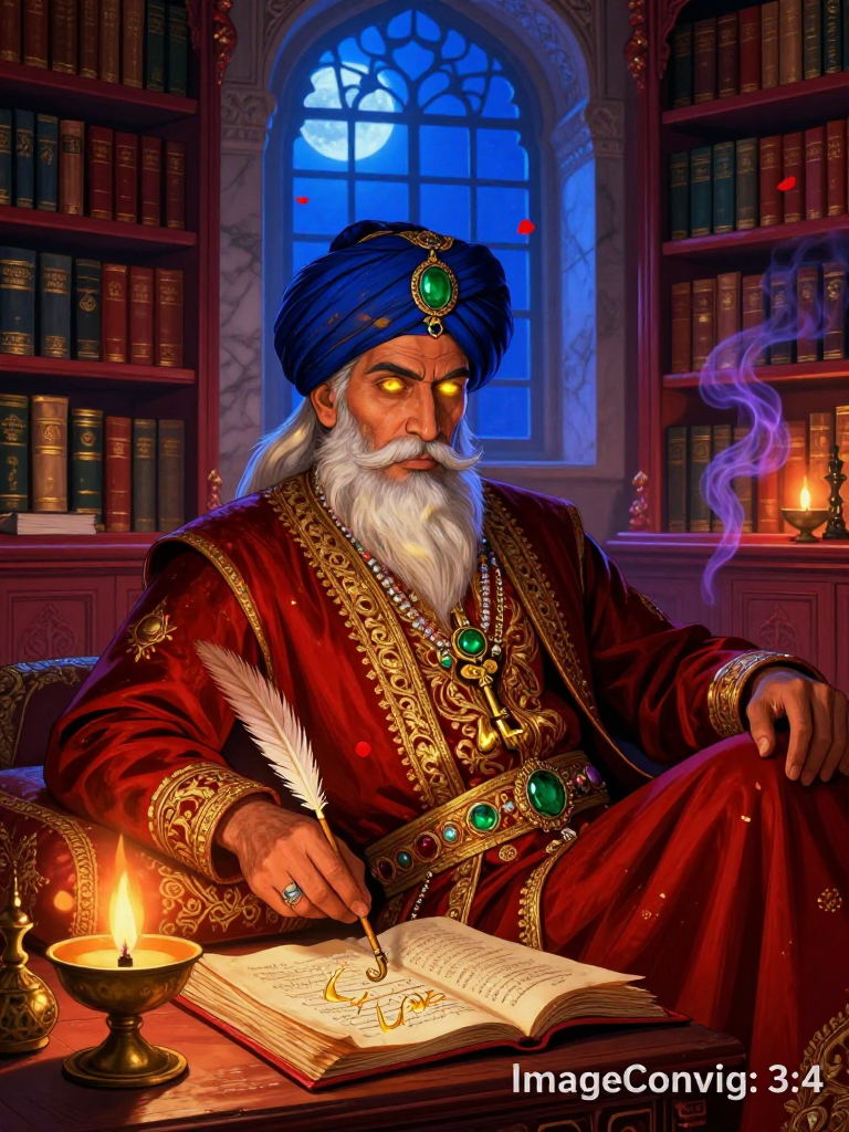 مرزا شہاب الدین دہلوی - قدیم اسرار کا محافظ - AI Character Card