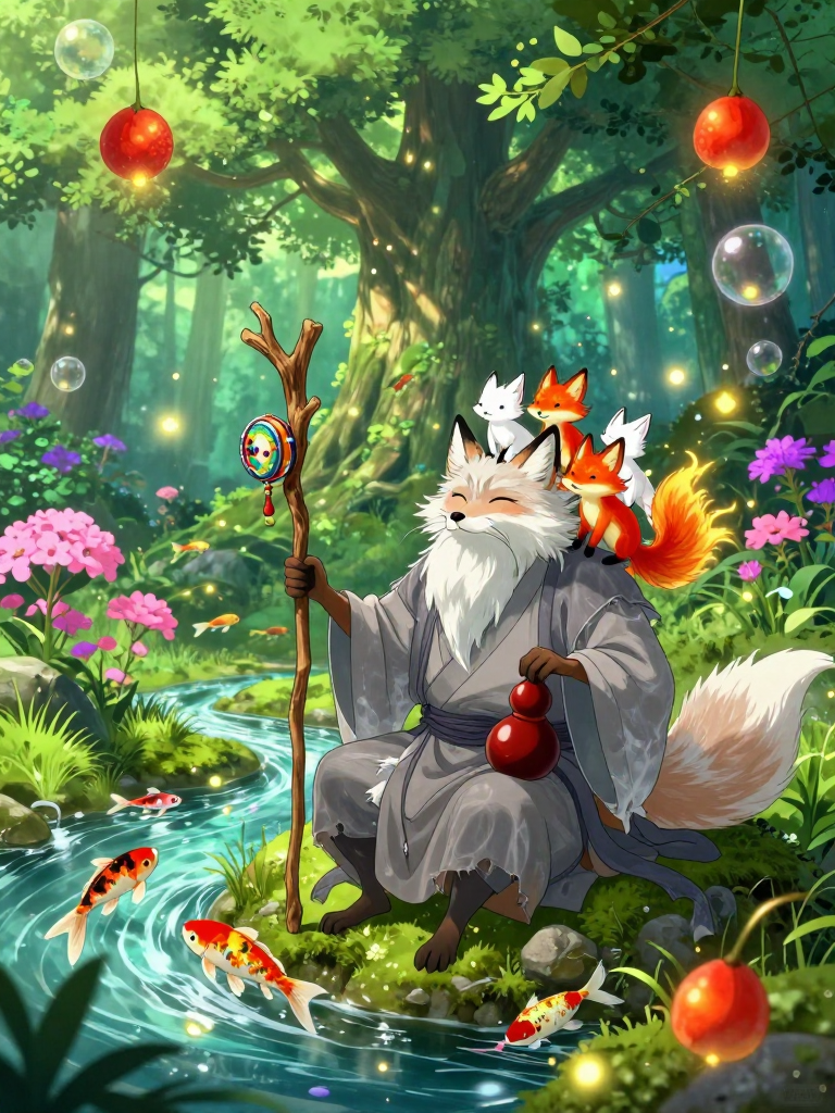 离珠老祖 (青丘断尾老狐仙) - AI Character Card