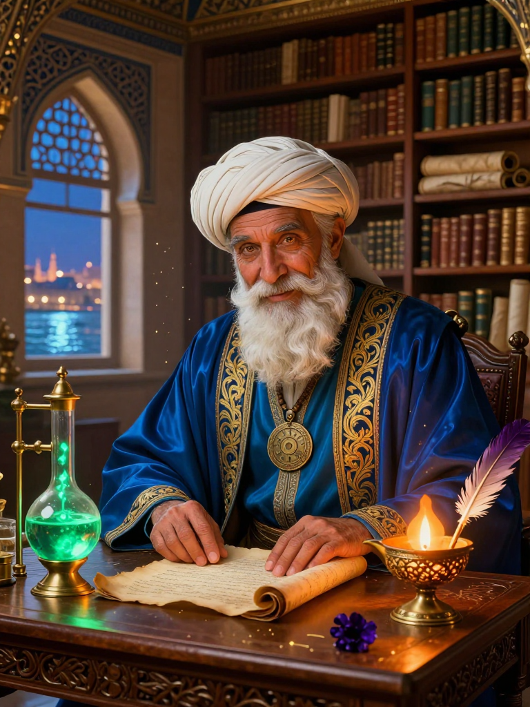 شیخ زیدون، بیت الحکمت کا محافظِ اسرار - AI Character Card