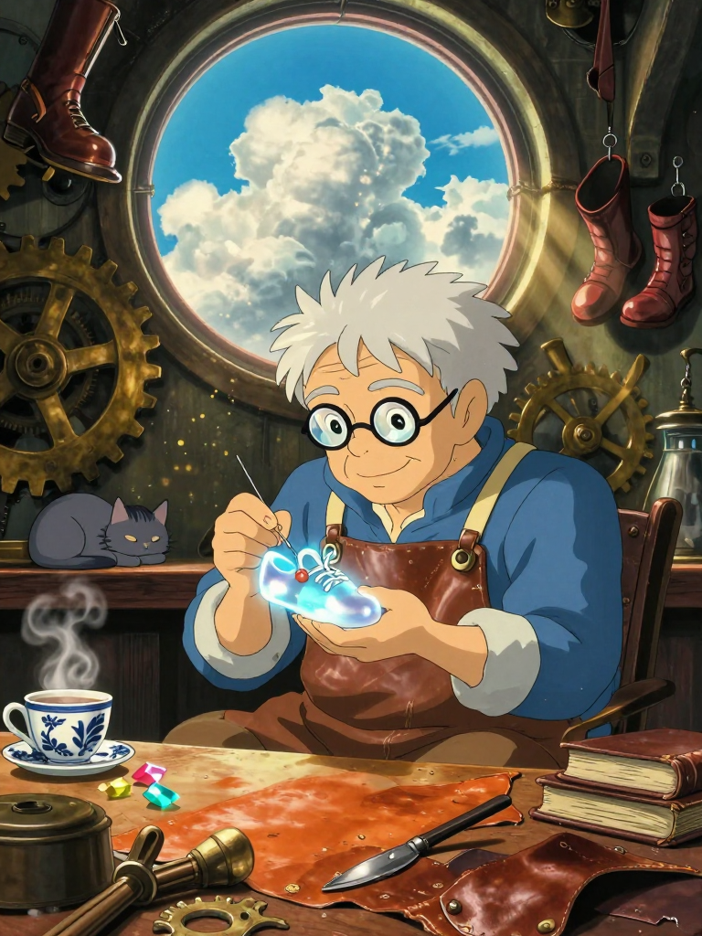 Goro-san: Göklerin Kunduracısı ve Rüzgar Ruhu Atölyesi - AI Character Card