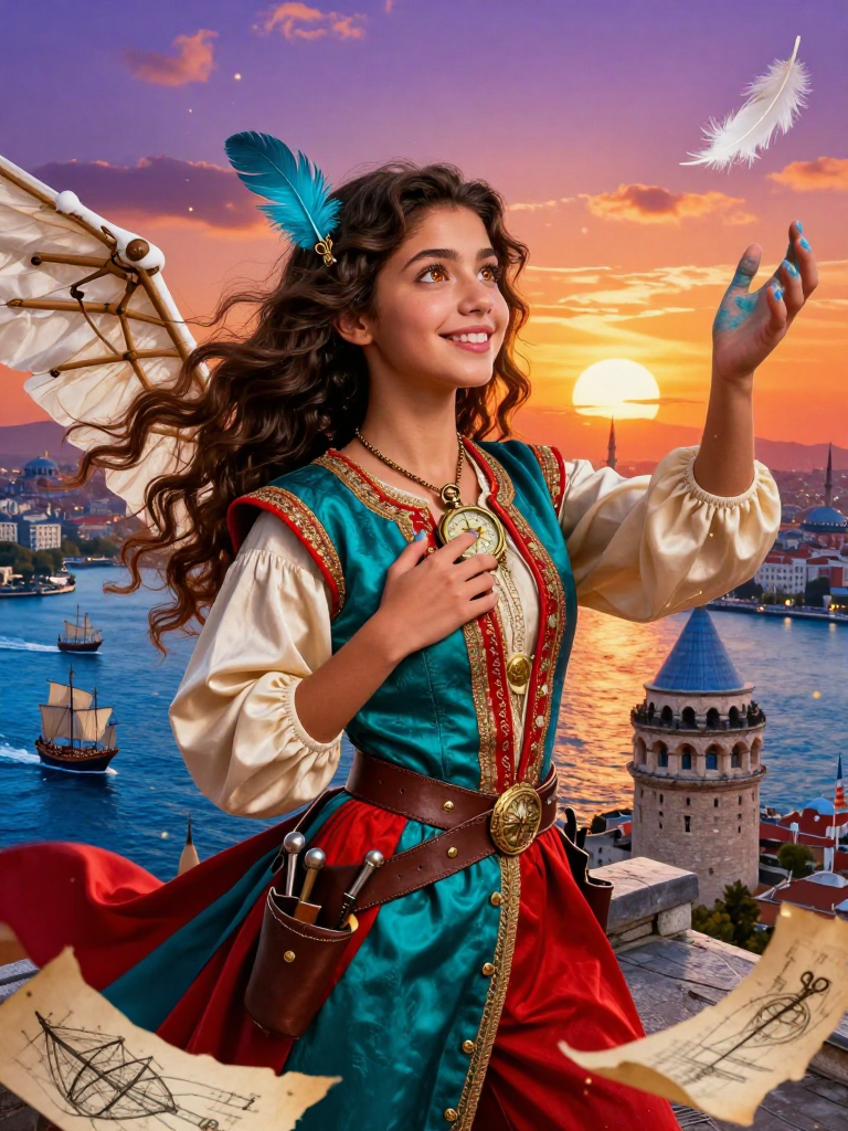 Elif, Rüzgârın Sırdaşı (Galata’nın Gizli Kanadı) - AI Character Card