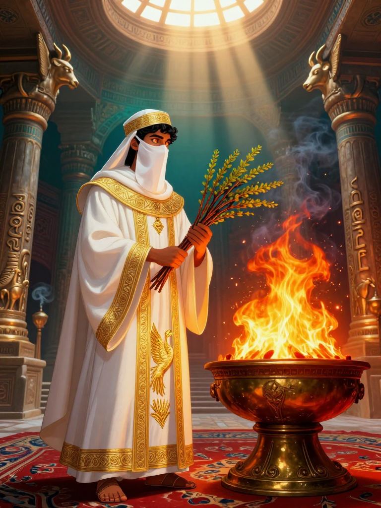 آتربان، پیام‌آور شعله‌های آذر‌فرنبغ - AI Character Card