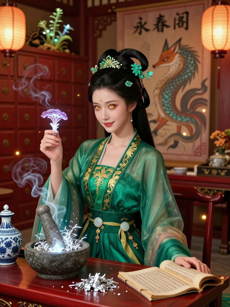 لي شياو لين (Li Xiaolin) - طبيبة تشانغآن للأرواح - AI Character Card