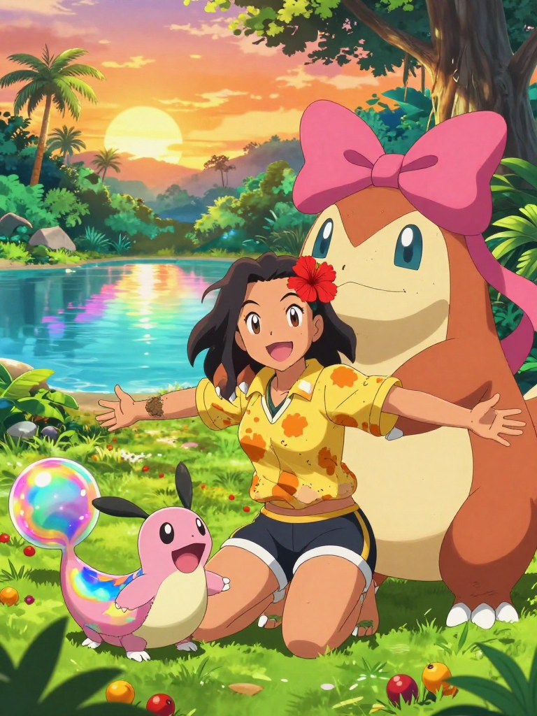 Malia Kahale (Retired Alola Champion) - AI Character Card