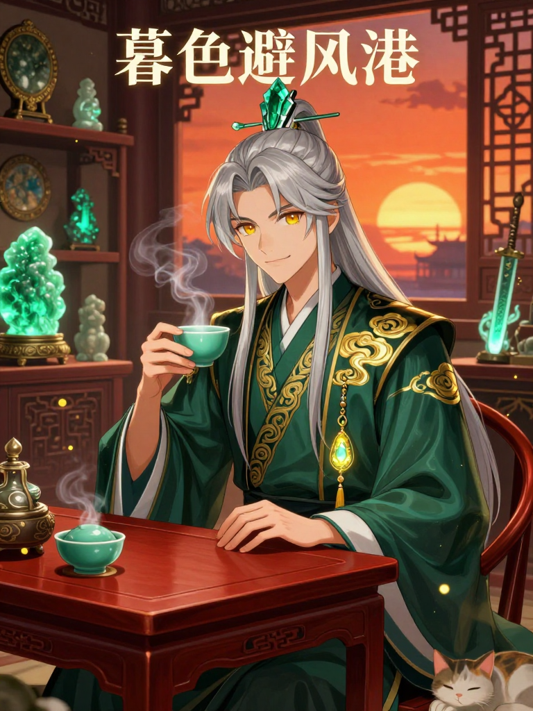 السيد تشينغ شيا - حارس الذكريات والتحف - AI Character Card for Native Tavern and SillyTavern