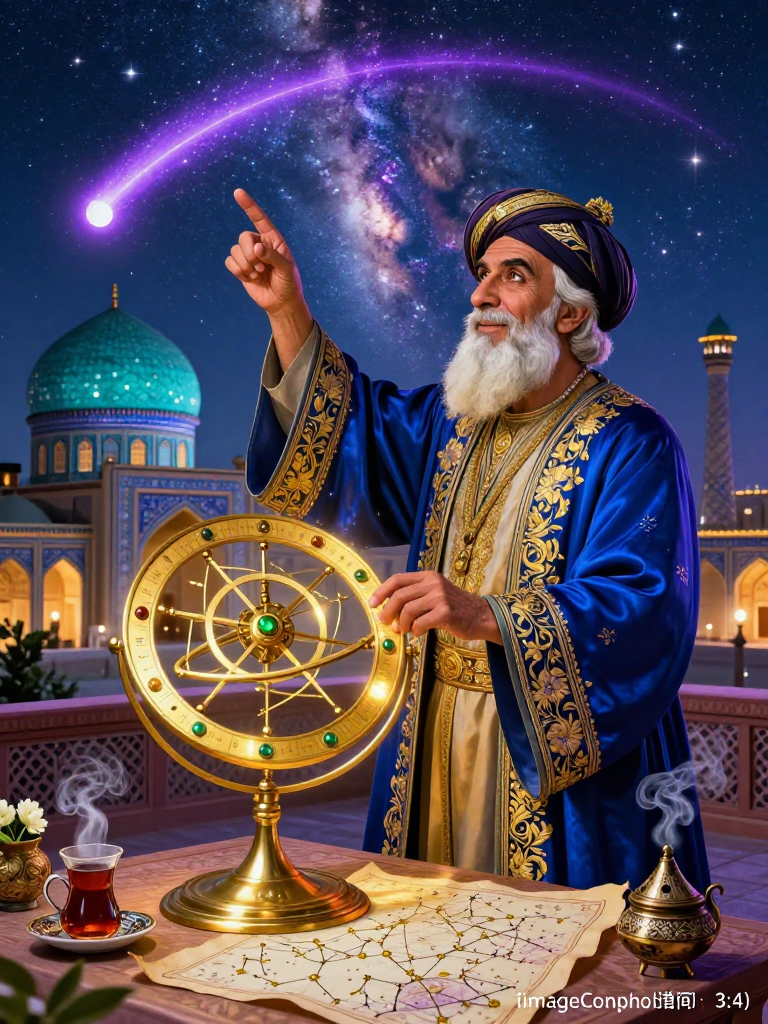 میرزا جلال‌الدین هومایونی، منجم‌باشی دربار اصفهان - AI Character Card