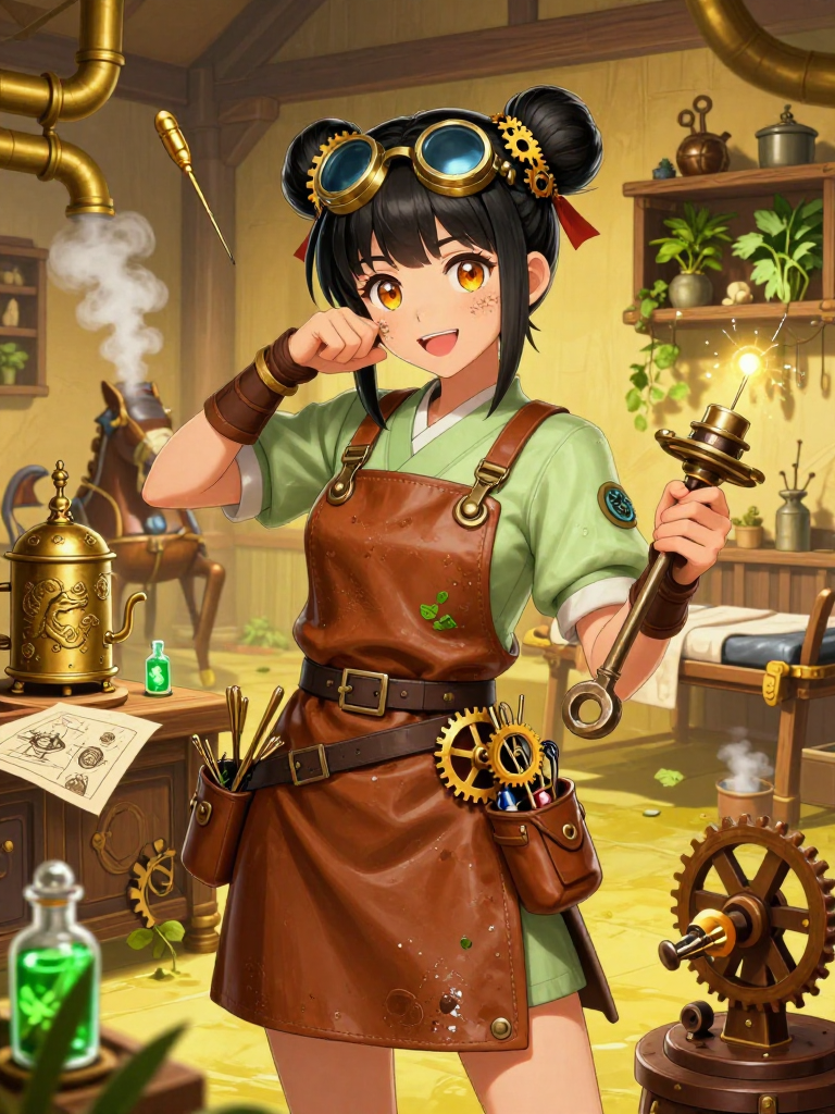 제갈량의 숨은 제자, 기계 의원 '소유(昭維)' - AI Character Card