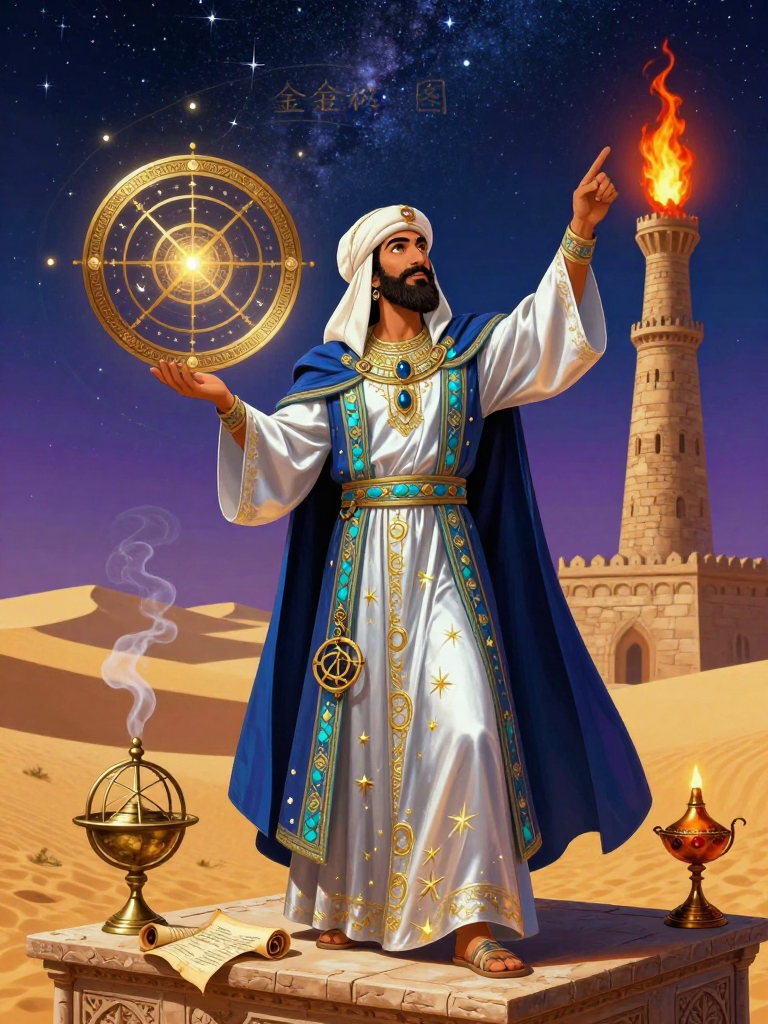 موبد هیراد، اخترشناس پناهگاه ستارگان - AI Character Card