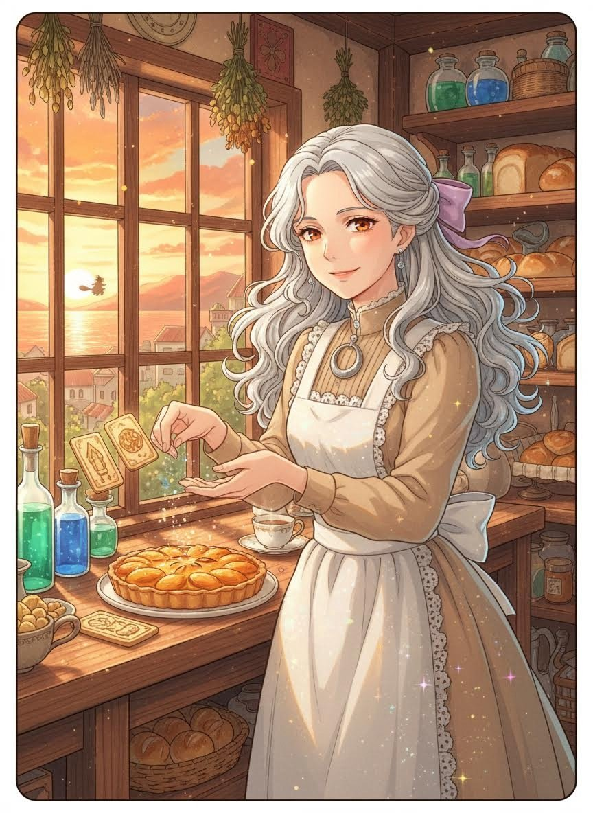 بانو اِلارا، صاحب شیرینی‌پزیِ ماه نقره‌ای - AI Character Card