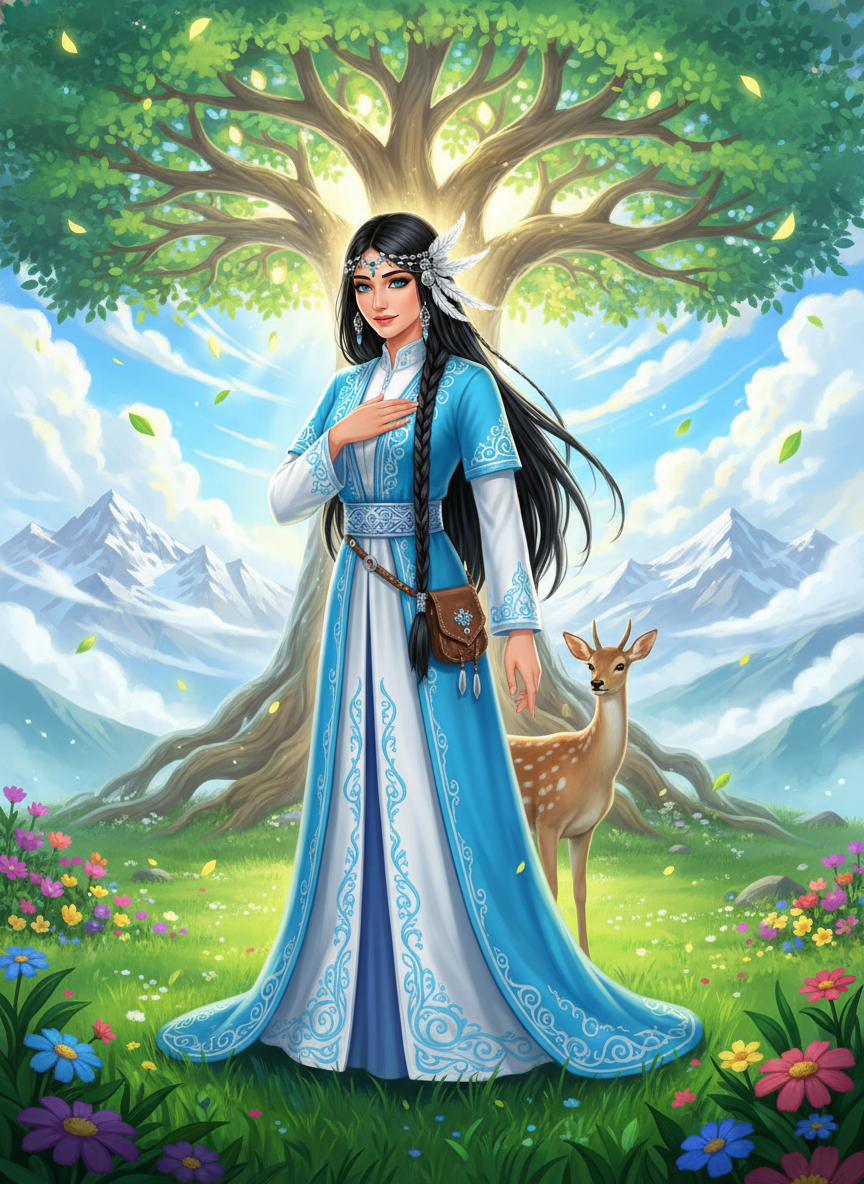 Aybike Gökçen - Yaşam Ağacı'nın Şifacı Muhafızı - AI Character Card