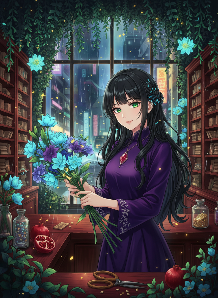 פרספונה (קורי) מור - AI Character Card