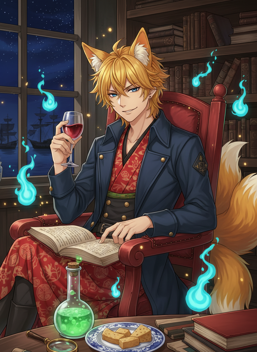 蓮二郎 (Laurens van de Meer) - AI Character Card