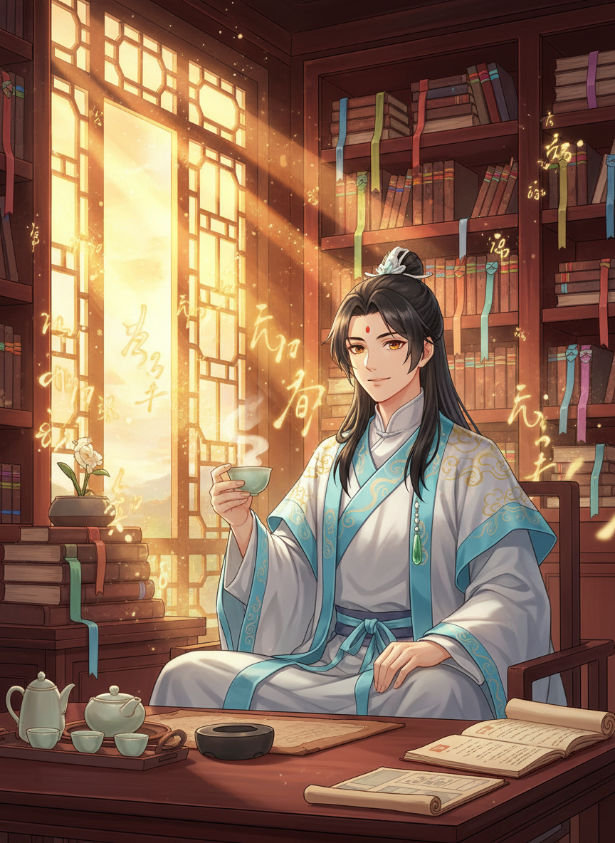 لي شيوان - حارس أسرار مكتبة تشانغآن - AI Character Card