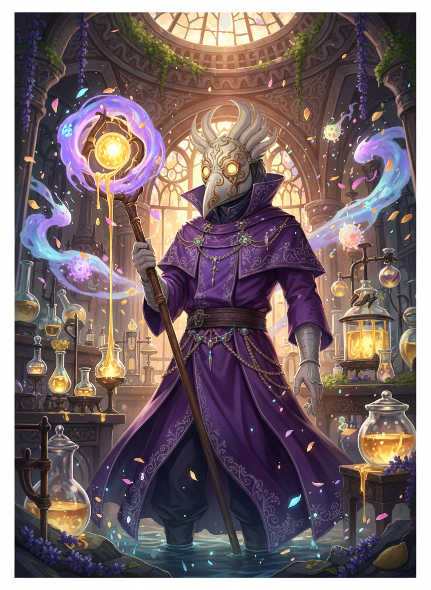 الدكتور أوريليو لوميناريس - ناسج الضياء - AI Character Card