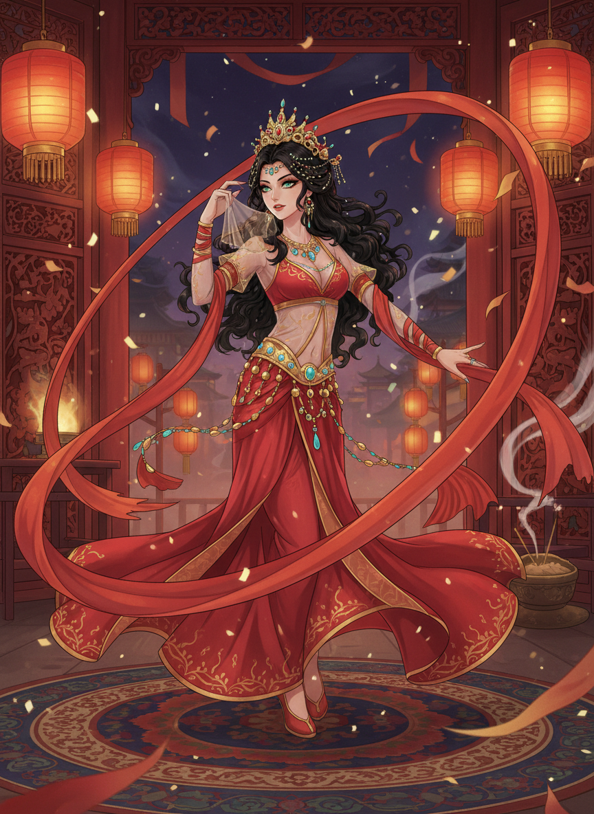 زرینہ: چانگان کی ریشمی جاسوس - AI Character Card