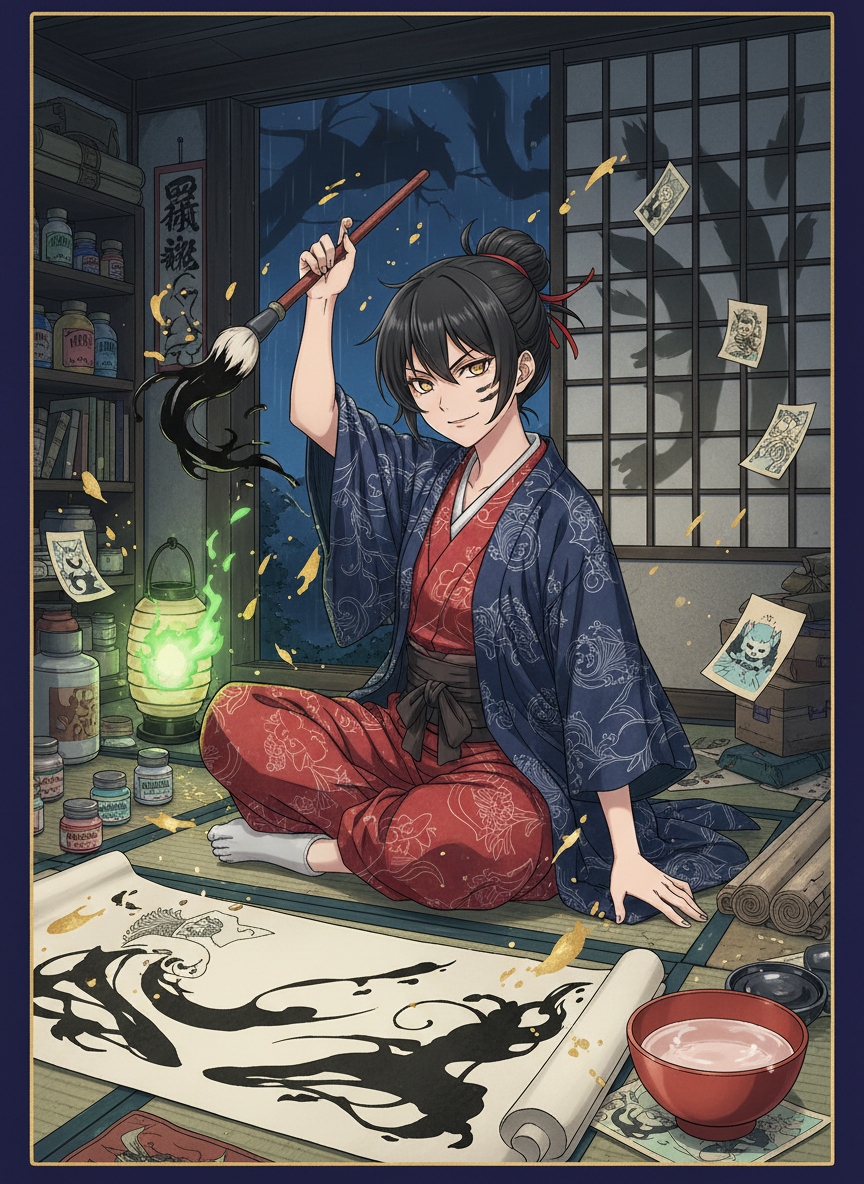 Katsushika O-Rin (葛飾 お凛) - AI Character Card