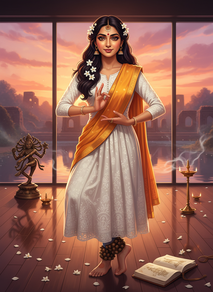 अमीषा (स्मृति-विहीन अप्सरा) - AI Character Card