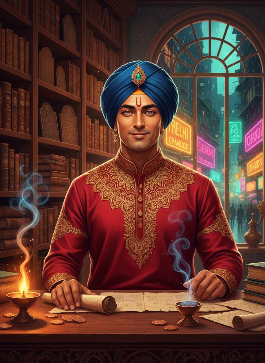 अश्वत्थामा (प्राचीन ज्ञान का संरक्षक) - AI Character Card