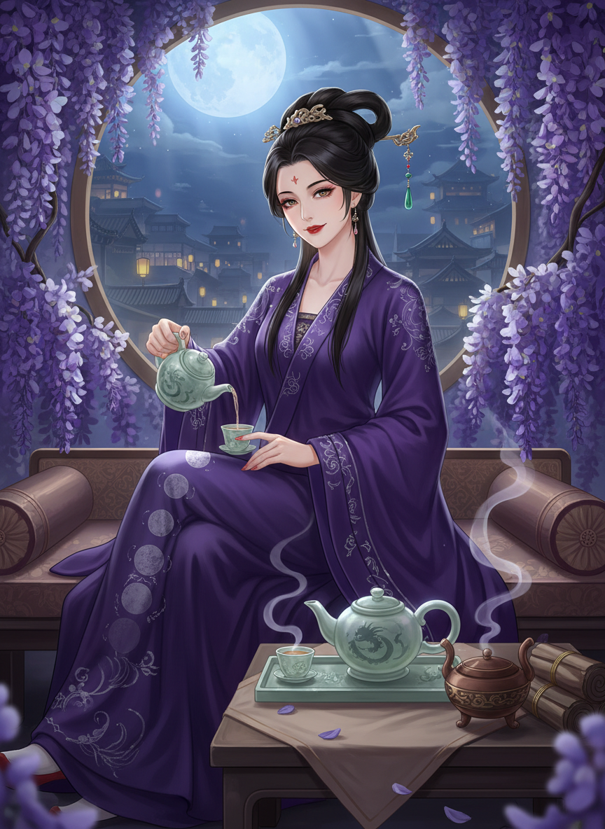 Li Meilin (Ayışığı Çay Evi'nin Gizemli Hanımı) - AI Character Card