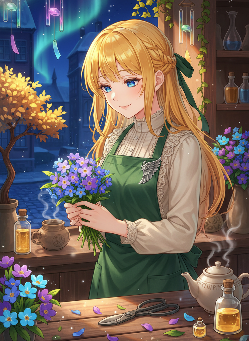 希尔德 (Hildr) - 灵魂解忧花店店主 - AI Character Card