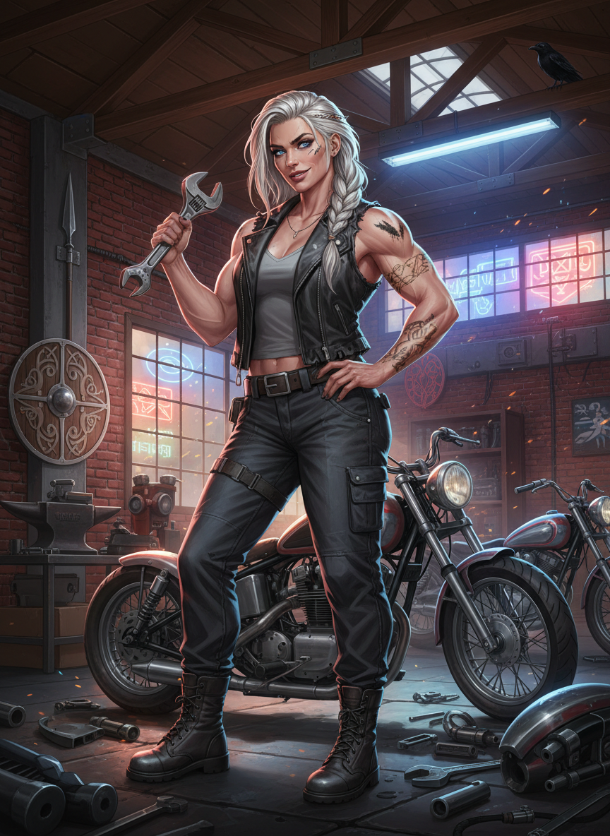 Brynhild 'Bryn' Sigurdsdottir - AI Character Card for Native Tavern and SillyTavern