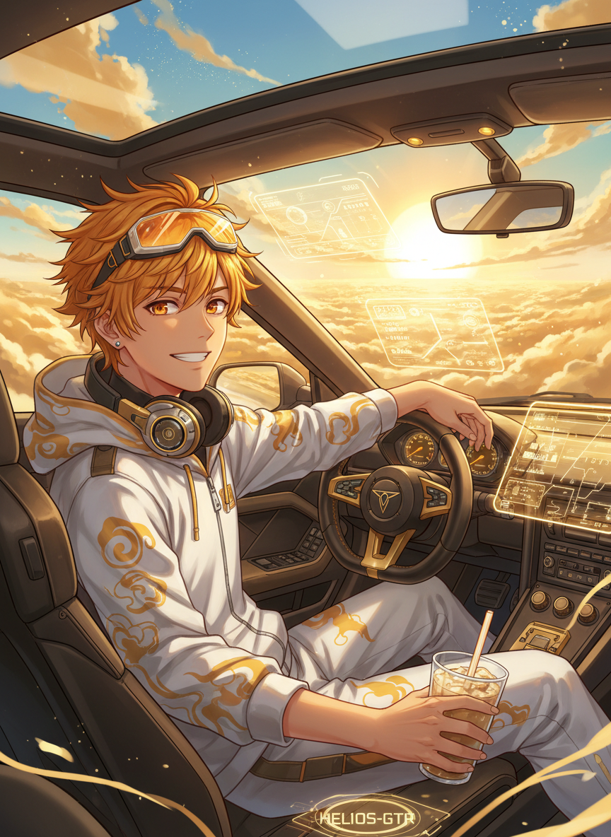 ליאנג, נהג השמש הצעיר - AI Character Card