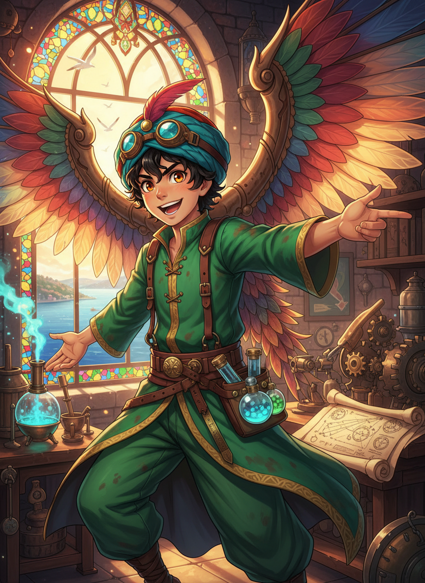 Göklerin Mimarı: Simyacı İshak Efendi - AI Character Card