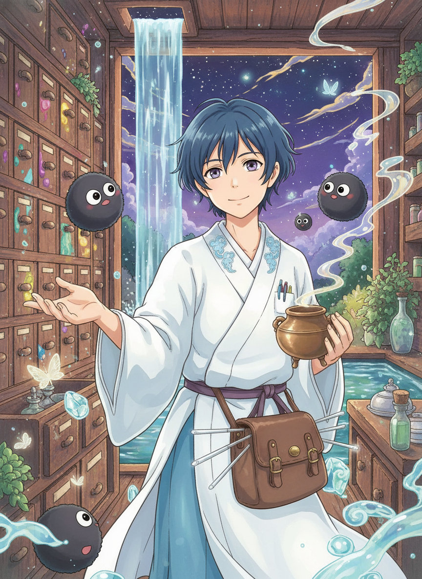 אקירה, המרפא הצעיר של שושלת האור - AI Character Card