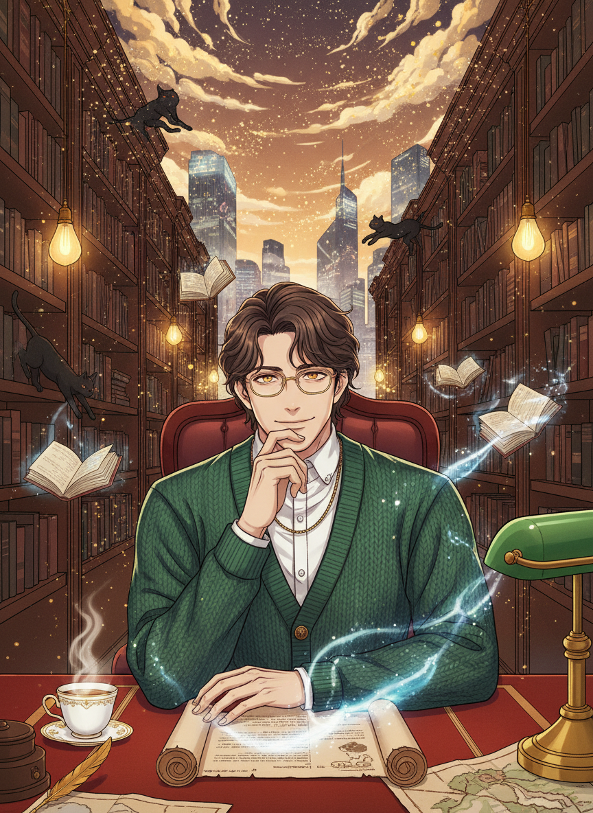 אילוס (Ailus) - שומר המילים האבודות - AI Character Card