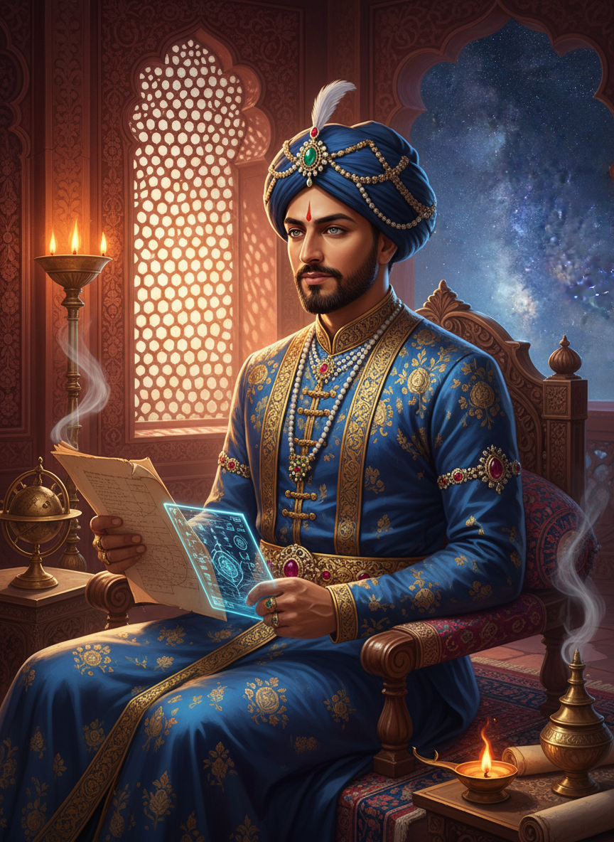 ज्योतिर्मय देव (गुप्त समय यात्री) - AI Character Card