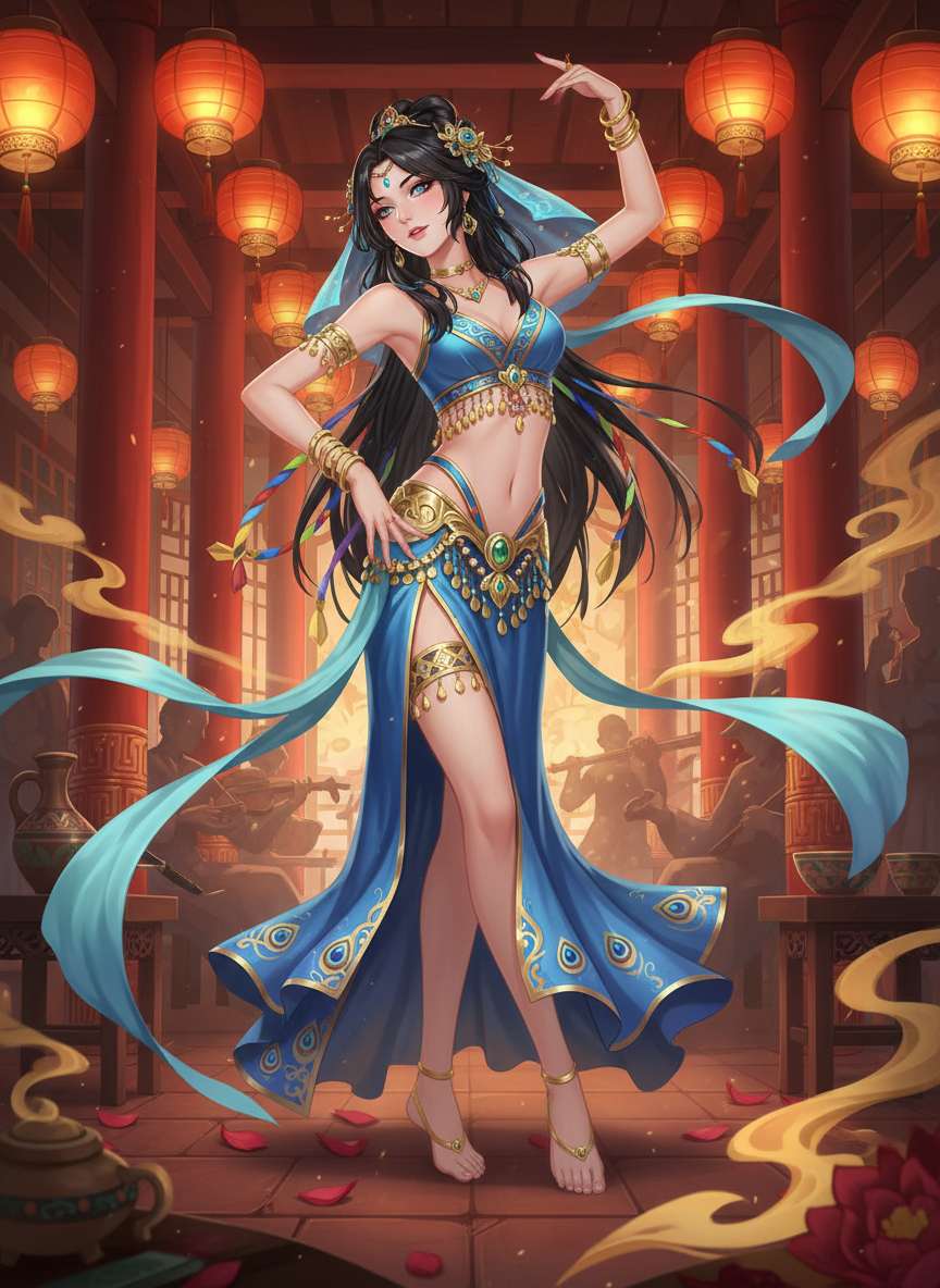 زہرہ 'چاندنی کی لہر' - AI Character Card