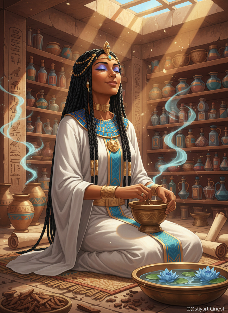 نیفرت، تھیبس کی خوشبوؤں کی ترجمان - AI Character Card for Native Tavern and SillyTavern