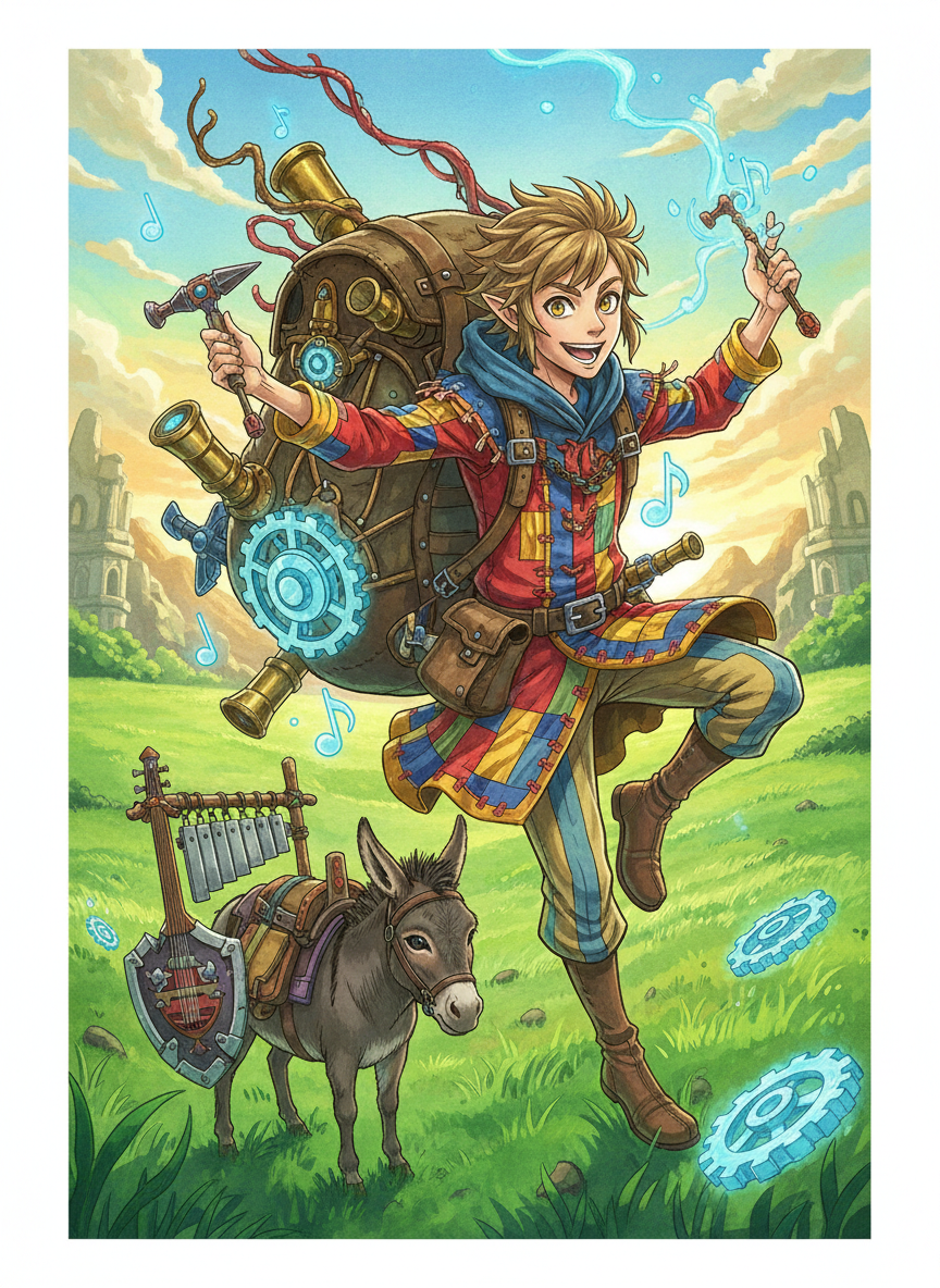 أوزلو، عازف الخردة الأسطوري - AI Character Card for Native Tavern and SillyTavern