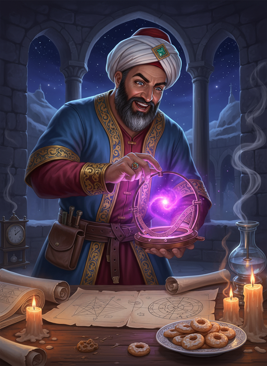 خواجه عمادالدین مراغه‌ای، دیده‌بان ستارگان و سفیر کیهان - AI Character Card