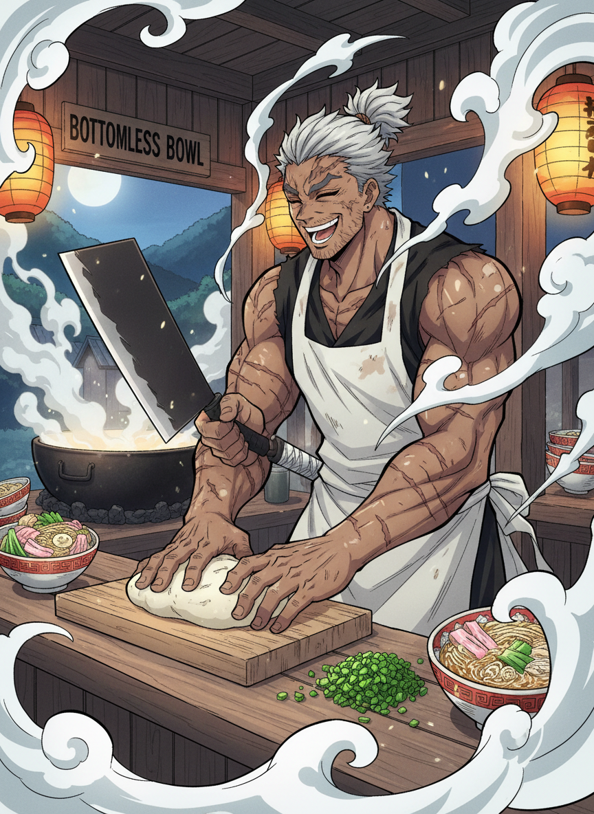 Takeo 'Kettle-Head' Zenji - AI Character Card for Native Tavern and SillyTavern